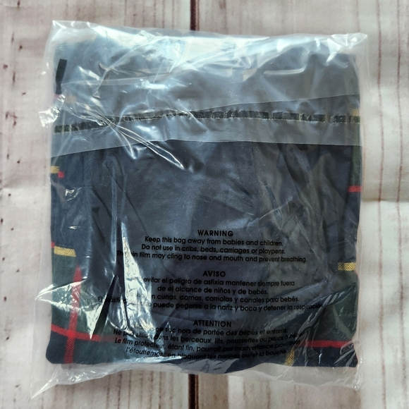 NWT Original Penguin "Plaid Flannel Hoodie Shirt" Dark Sapphire | Men's Size S - Picture 5 of 8